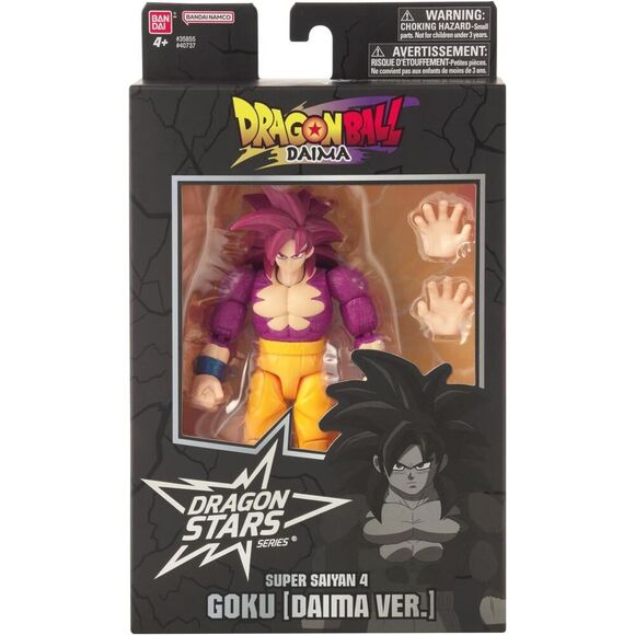 Bandai Dragon Ball Super Dragon Stars Super Saiyan 4 Goku  Dragon Stars Series Dragon Ball Super Saiyan 4 Goku 65 Inch Action Figure